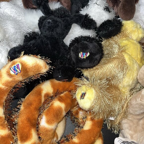 Ganz Plush Webkinz LilKinz Lot of 12 No Codes Snake Poodle Cat Frog Panda Moose - Picture 12 of 16